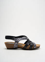 Sandales/Nu pieds noir XAPATAN pour femme seconde vue