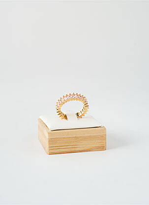 Bague ornement oxyde de zirconium rose HYPNOCHIC femme