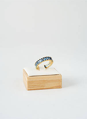 Bague ornement oxyde de zirconium bleu HYPNOCHIC femme