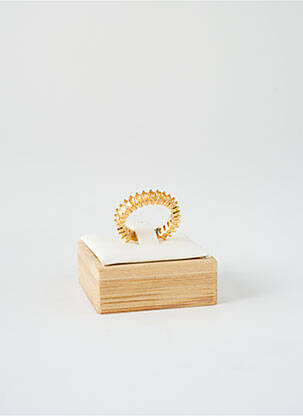 Bague ornement oxyde de zirconium or HYPNOCHIC femme