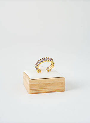 Bague ornement oxyde de zirconium violet HYPNOCHIC femme