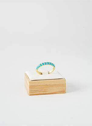 Bague matériaux métal bleu HYPNOCHIC femme