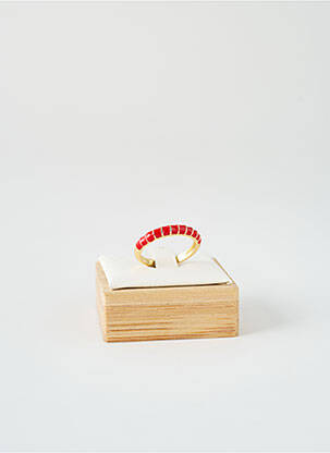 Bague matériaux métal rouge HYPNOCHIC femme