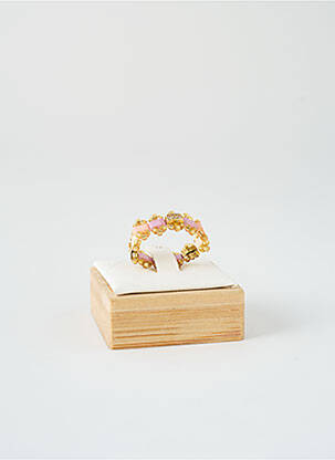 Bague ornement elément pvc rose HYPNOCHIC femme