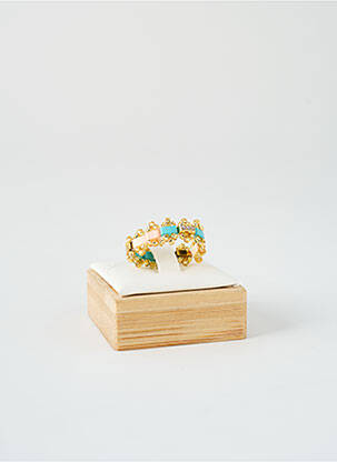 Bague ornement elément pvc bleu HYPNOCHIC femme