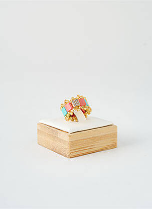Bague ornement elément pvc rose HYPNOCHIC femme