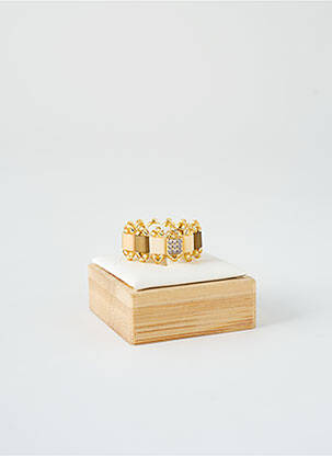 Bague ornement elément pvc beige HYPNOCHIC femme