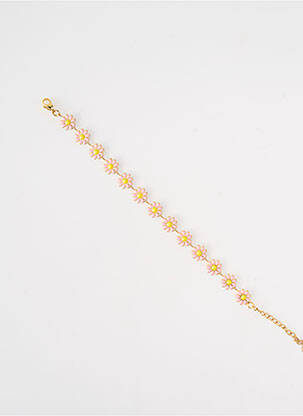 Bracelet fermeture fermoir mousqueton rose HYPNOCHIC femme