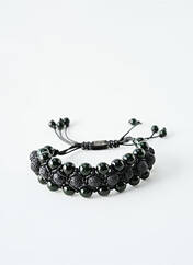 Bracelet noir KIRS DESIGN pour homme seconde vue