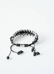 Bracelet noir KIRS DESIGN pour homme seconde vue