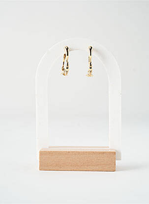 Boucles d’oreilles fermeture bouton poussoir or HYPNOCHIC femme