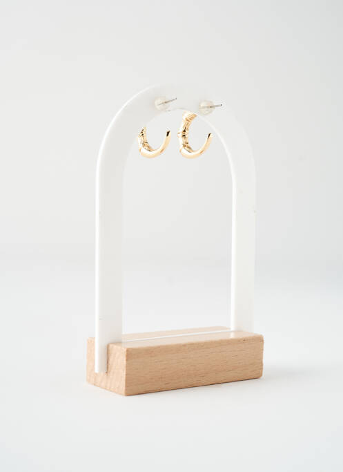 Boucles d’oreilles fermeture bouton poussoir or HYPNOCHIC femme