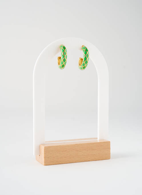 Boucles d’oreilles vert HYPNOCHIC pour femme