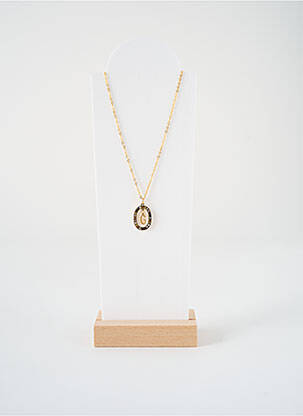 Collier ornement breloque / pampille or S STEEL femme