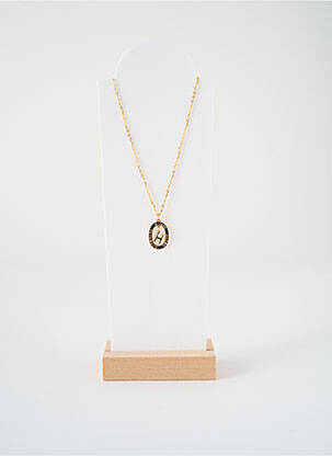 Collier ornement breloque / pampille or S STEEL femme