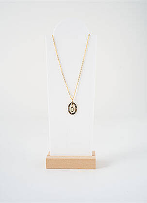 Collier ornement breloque / pampille or S STEEL femme