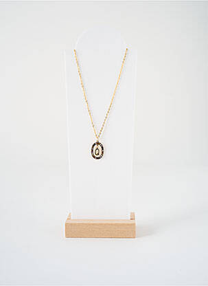 Collier ornement breloque / pampille or S STEEL femme
