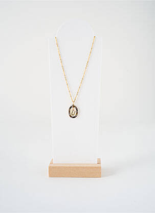 Collier ornement breloque / pampille or S STEEL femme