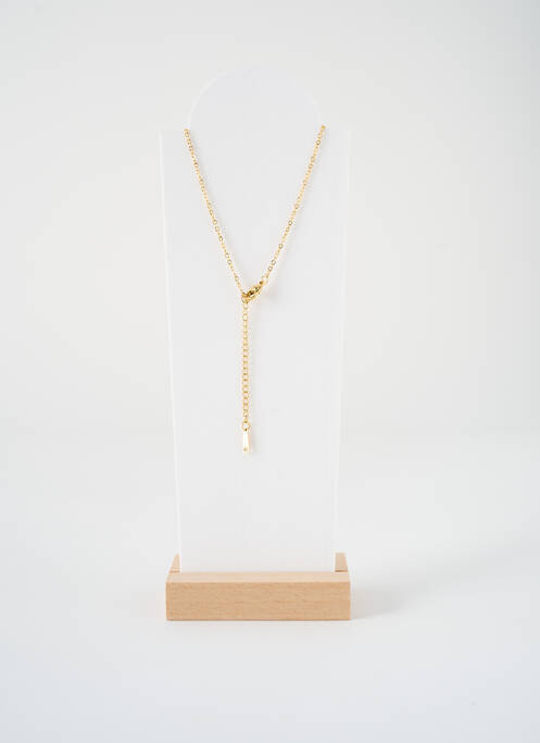 Collier or S STEEL pour femme