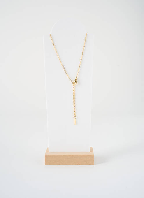 Collier or S STEEL pour femme
