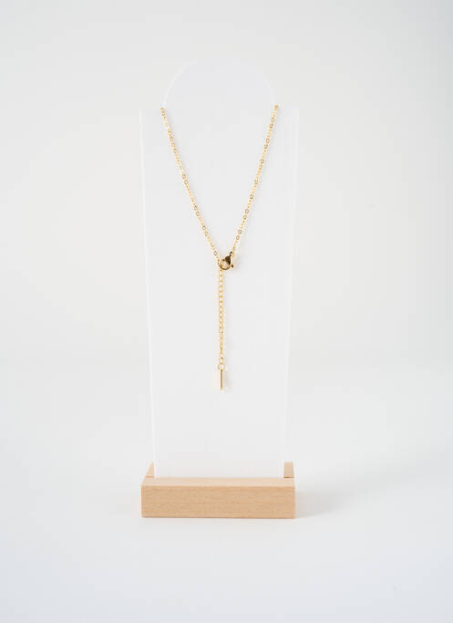 Collier or S STEEL pour femme