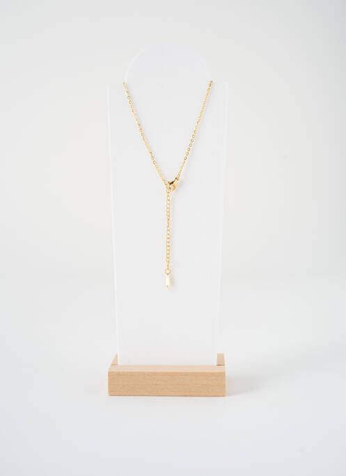 Collier or S STEEL pour femme