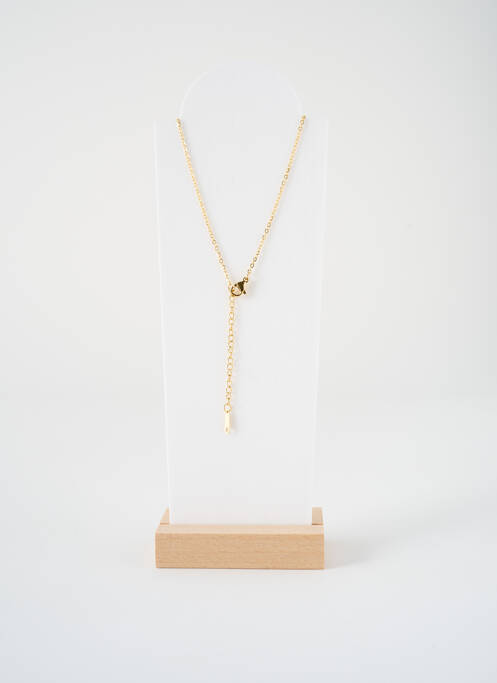Collier or S STEEL pour femme
