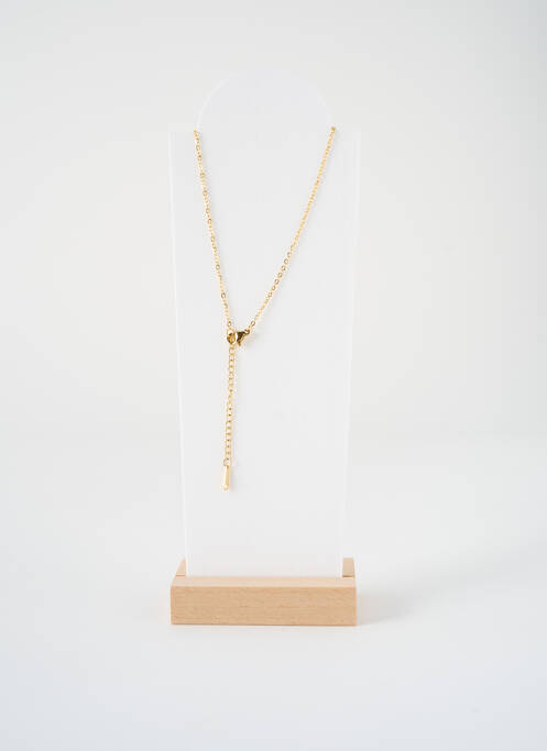 Collier or S STEEL pour femme