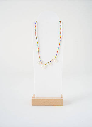 Collier ornement perles marron HYPNOCHIC femme