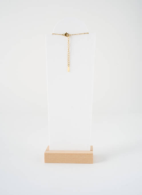 Collier or S STEEL pour femme