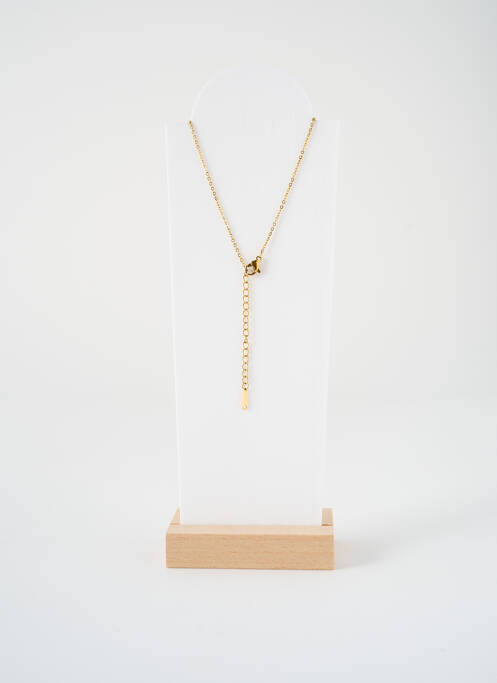 Collier orange S STEEL pour femme