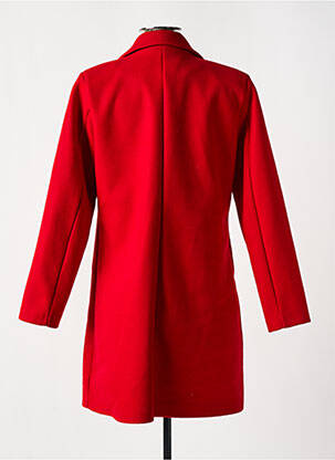 Manteau long coupe cintrée sans capuche rouge ZEPELINE femme