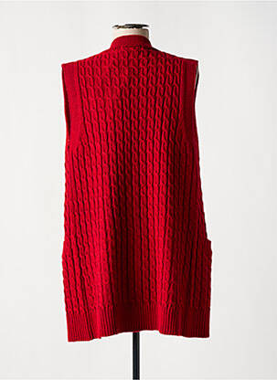Gilet sans manche poches rouge BARILOCHE femme