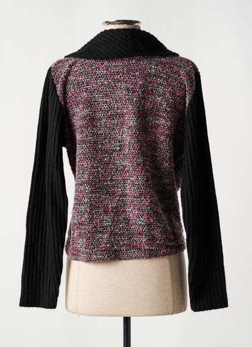 Gilet manches longues noir FINETTE pour femme