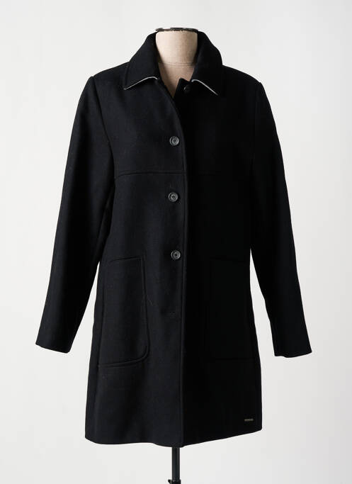 Manteau long noir SAINT JAMES pour femme