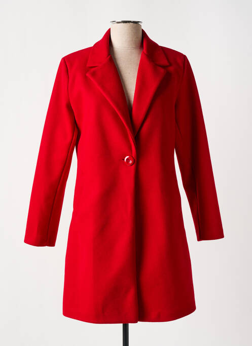 Manteau long rouge ZEPELINE pour femme