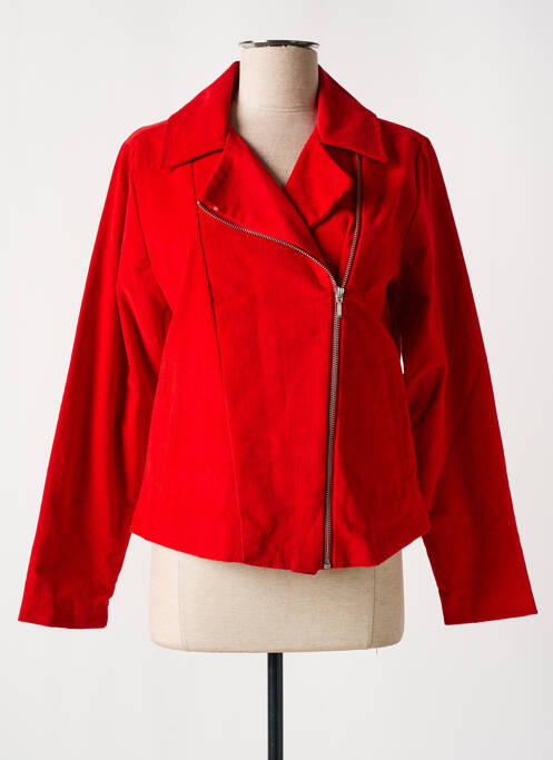 Veste casual rouge AGATHE & LOUISE pour femme