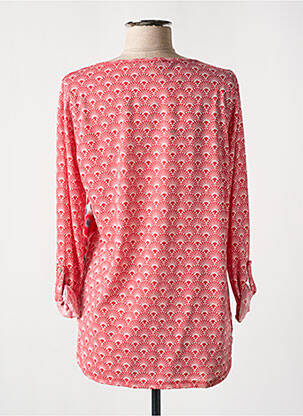T-shirt manches 3/4 manches 3/4 rouge CAPUCCINO femme