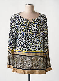 Blouse col rond manches longues noir MERI & ESCA femme
