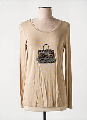 T-shirt manches longues manches longues beige ANANKE femme