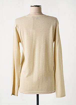 Pull coupe cintrée manches longues beige ANANKE femme