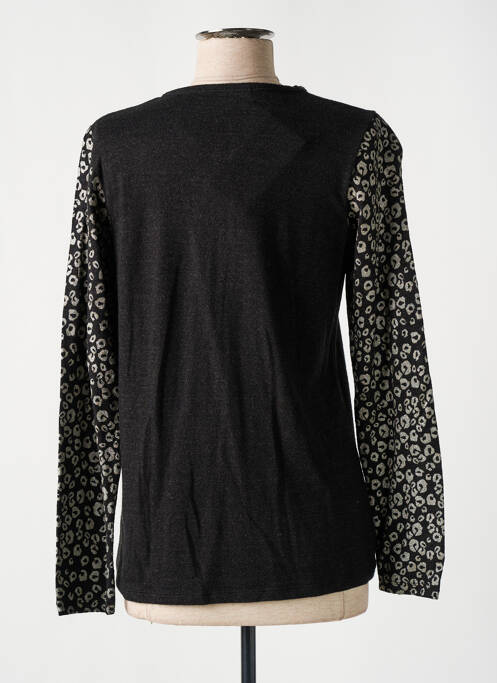 Gilet manches longues noir KALISSON femme