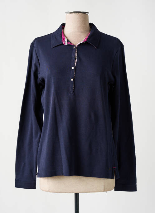 Polo bleu SAINT JAMES pour femme