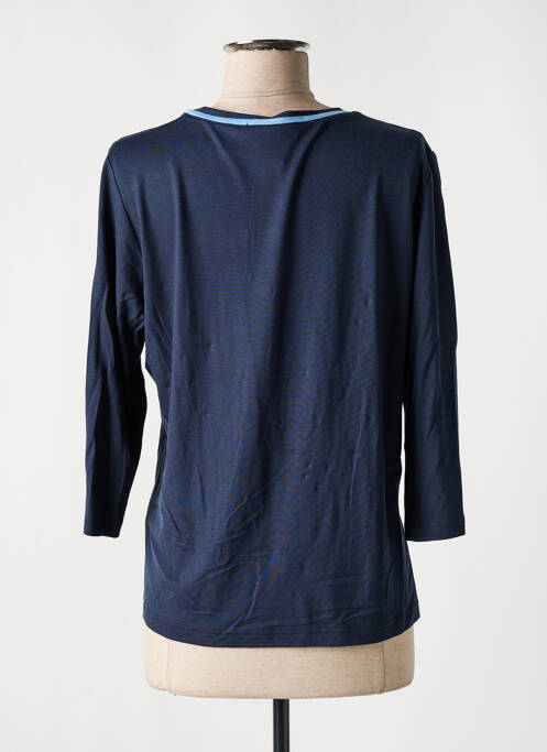 T-shirt bleu FRANK WALDER pour femme