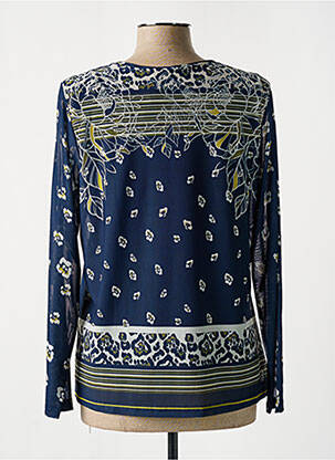 Top stretch manches longues bleu BARBARA LEBEK femme