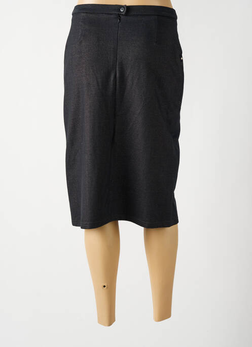 Jupe mi-longue noir GUY DUBOUIS pour femme