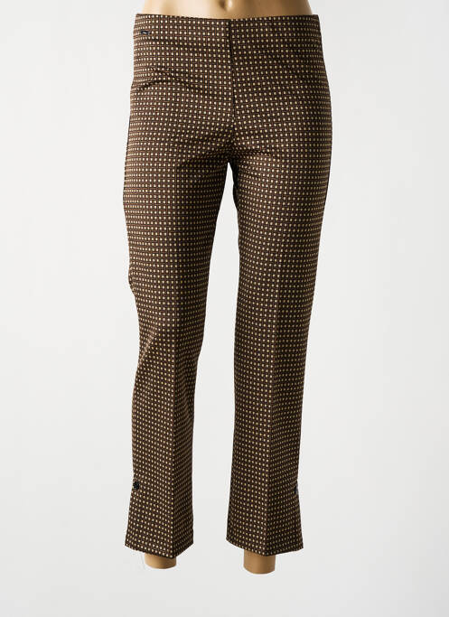 Pantalon 7/8 marron TINTA pour femme