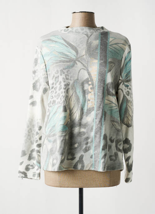 Pull vert FRANK WALDER pour femme