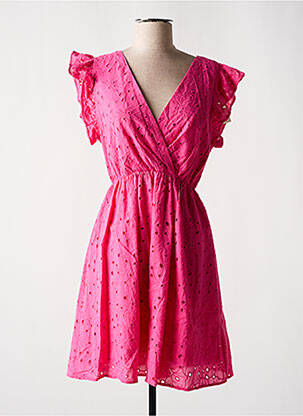 Robe courte rose IN APRIL 1986 pour femme