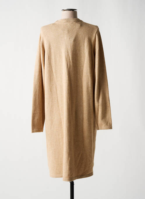 Gilet manches longues beige MICHA pour femme